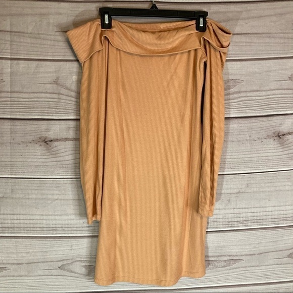 PRIVACY Please Silas Off The Shoulder Ribbed Dress - Picture 7 of 10